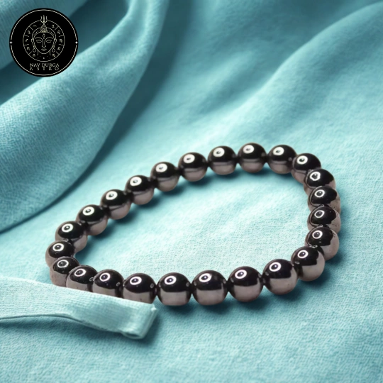 Silver Obsidian Bracelet - For Truthfulness and Self-Control